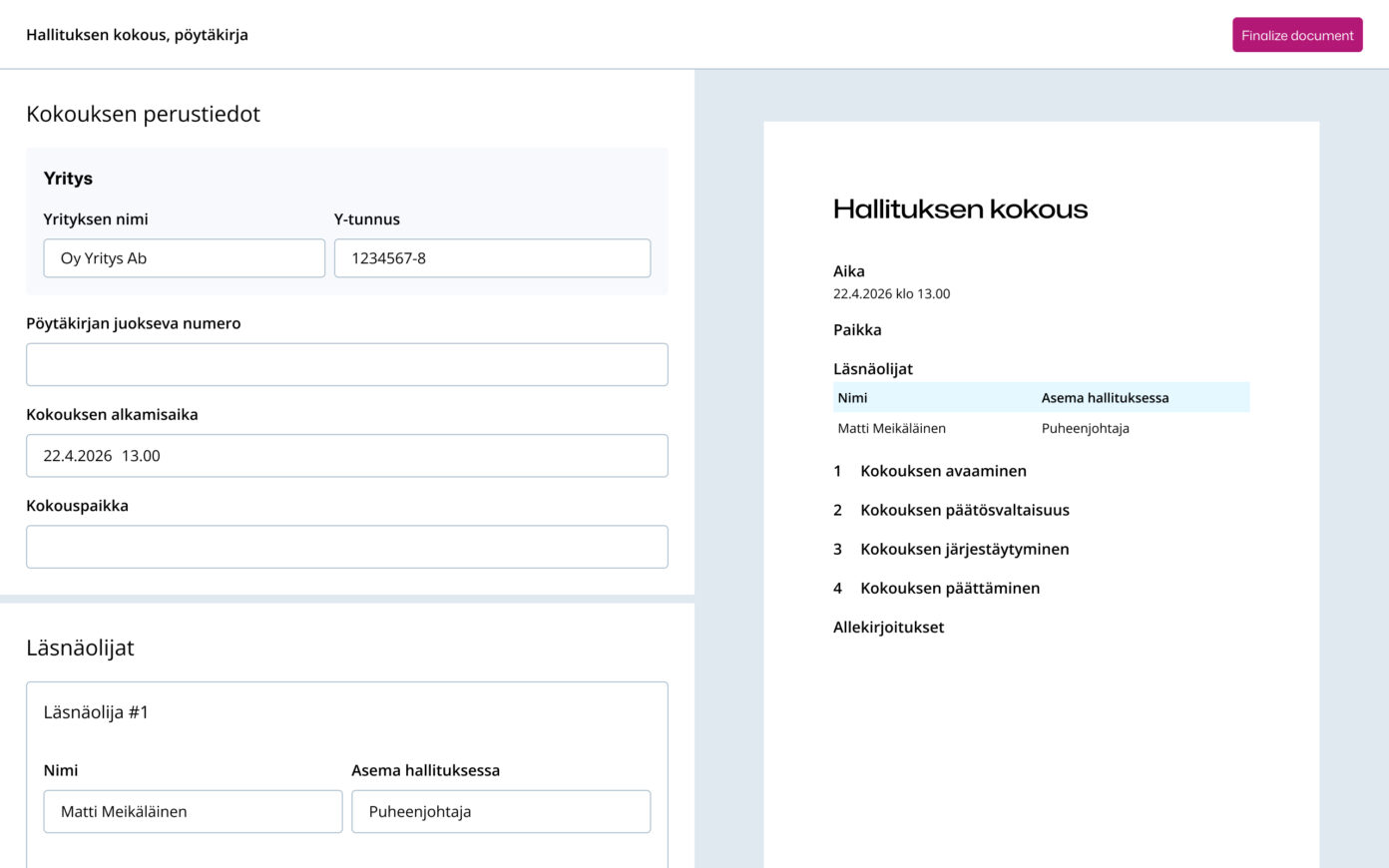 Visma Sign sopimuspohjat